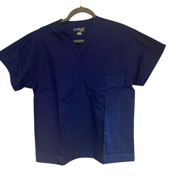 Allheart Unisex V-Neck Scrub Top and Drawstring Pants, Size Small, NWOT - Picture 2 of 11